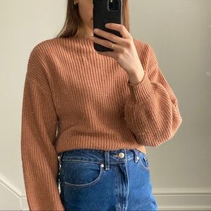 Farrow Open Twist Back Knit Sweater